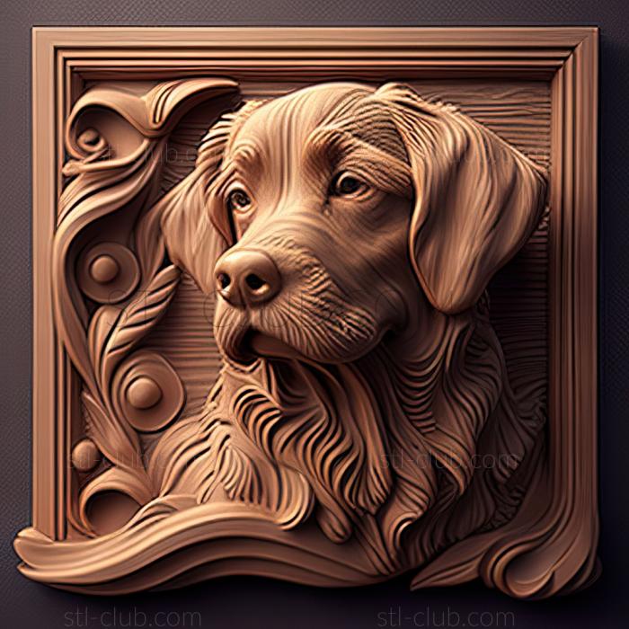 3D model st Levretka dog (STL)